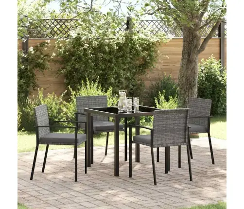 Sodo Valgomojo Komplektas 5 Pcs Pilka