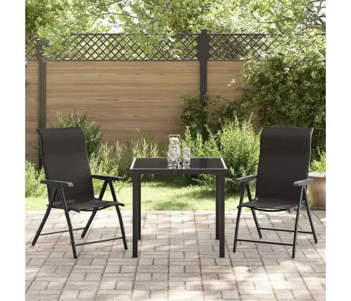 Aia Söögilaudade Komplekt 3 Pcs Must Kohvi Polürooster