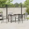 Sodo Valgomojo Komplektas 5 Pcs Antracitas
