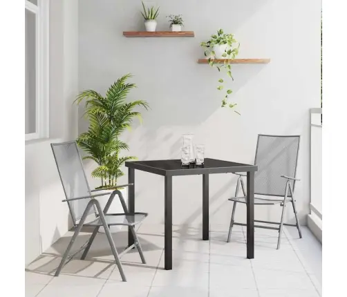 Sodo Valgomojo Komplektas 3 Pcs Antracitas Plienas