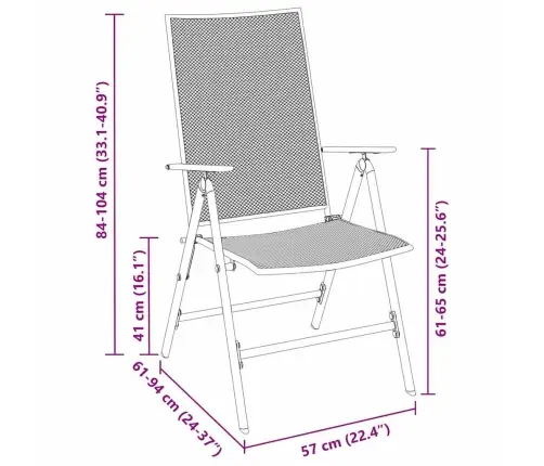 Sodo Valgomojo Komplektas 3 Pcs Antracitas Plienas