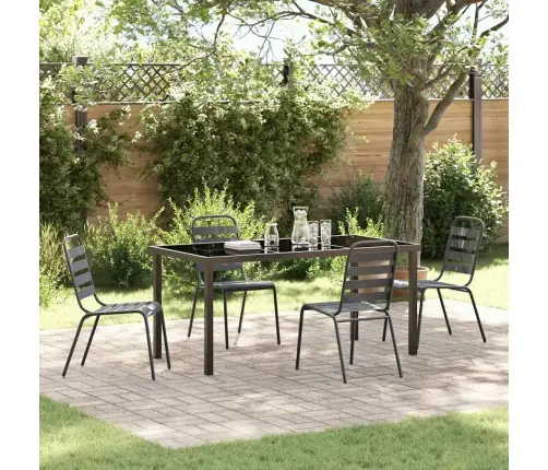 Aia Söögilaudade Komplekt 5 Pcs Tumehall Teras