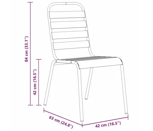 Aia Söögilaudade Komplekt 5 Pcs Tumehall Teras