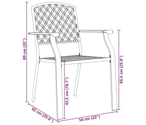Sodo Valgomojo Komplektas 5 Pcs Antracitas