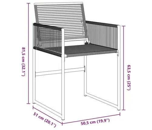 5 Gabalu Dārza Galds Melnā Poliratanā Vidaxl 5 Gabalu Dārza Galds Melnā Poliratanā Vidaxl