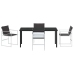 Sodo Valgomojo Komplektas 5 Pcs Balta 160 X 80 X 73 Cm