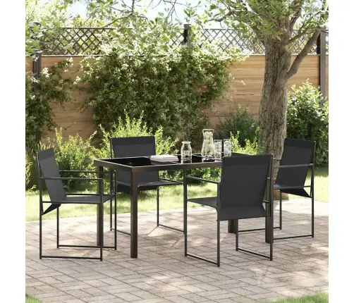 Aia Söögilaudade Komplekt 5 Pcs Must