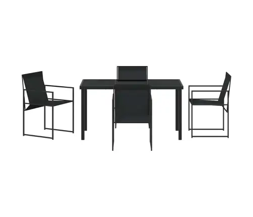 Aia Söögilaudade Komplekt 5 Pcs Must