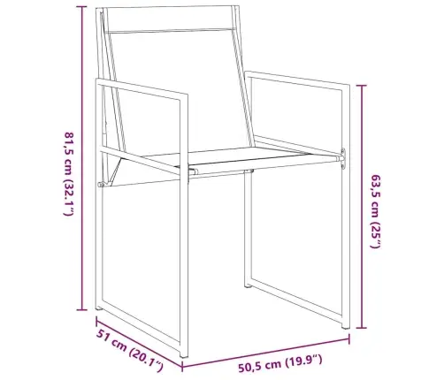 Aia Söögilaudade Komplekt 5 Pcs Must