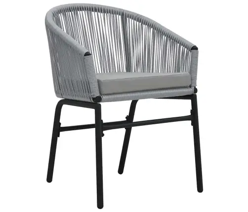 Sodo Valgomojo Komplektas 5 Pcs Antracitas