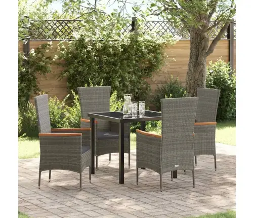 Aia Söögilaudade Komplekt 5 Pcs Hall Pulbervärvitud Teras