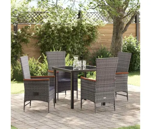 Aia Söögilaudade Komplekt Padjaga 5 Pcs Hall Polürooster