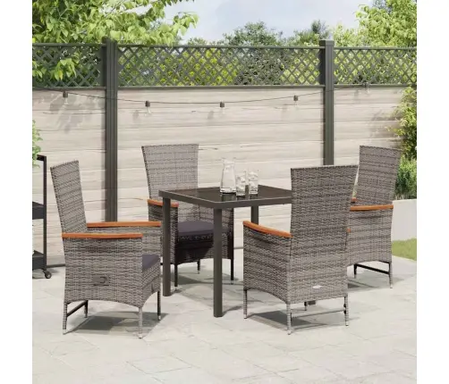 Aia Söögilaudade Komplekt Padjaga 5 Pcs Hall Polürooster