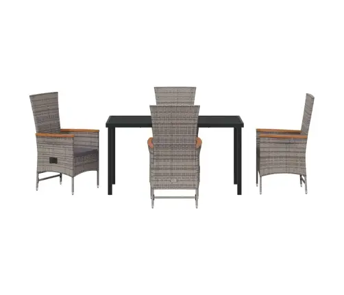 Aia Söögilaudade Komplekt 5 Pcs Hall Pulbervärvitud Teras