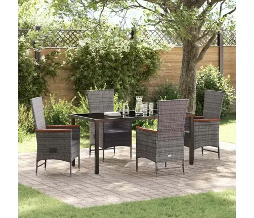 Aia Söögilaudade Komplekt Padjaga 5 Pcs Hall Polürooster