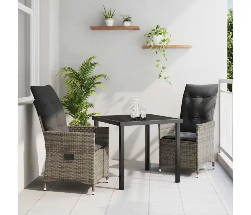 Aia Söögilaudade Komplekt Padjaga 3 Pcs Hall Polürotang