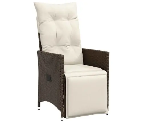 Aia Söögilaudade Komplekt Padjaga 3 Pcs Pruun Polürotang