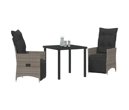 Aia Söögilaudade Komplekt Padjaga 3 Pcs Hall Polürooster