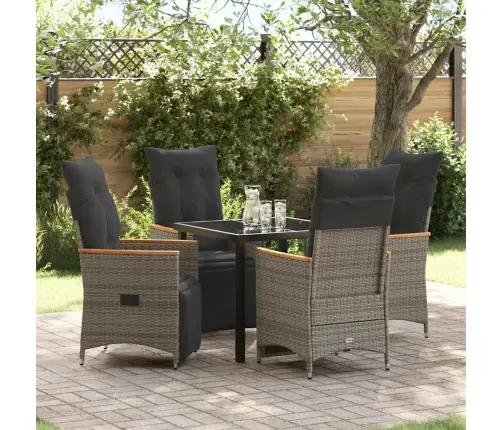 Aia Söögilaudade Komplekt Padjaga 5 Pcs Hall Polürooster