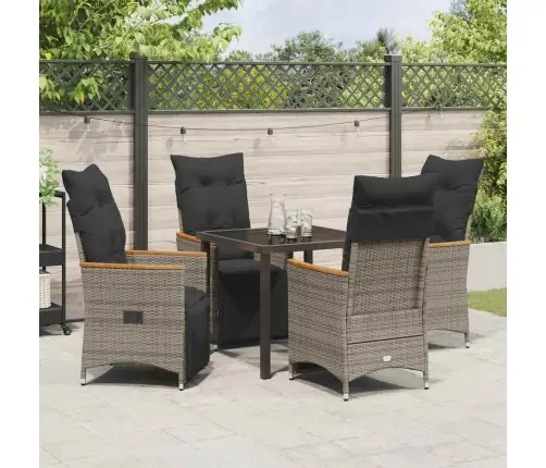 Aia Söögilaudade Komplekt Padjaga 5 Pcs Hall Polürooster