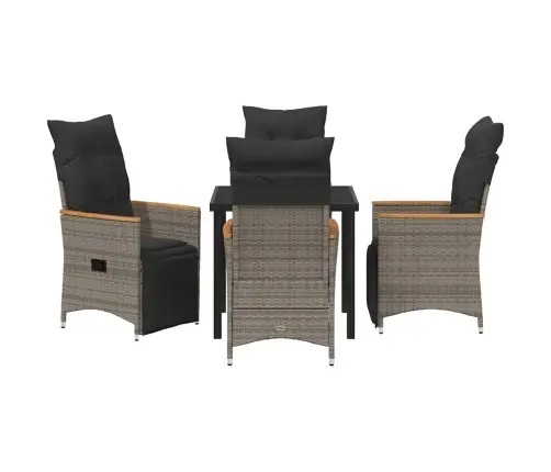 Aia Söögilaudade Komplekt Padjaga 5 Pcs Hall Polürooster