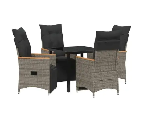 Aia Söögilaudade Komplekt Padjaga 5 Pcs Hall Polürooster