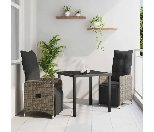 Aia Söögilaudade Komplekt Padjaga 3 Pcs Hall Polürooster