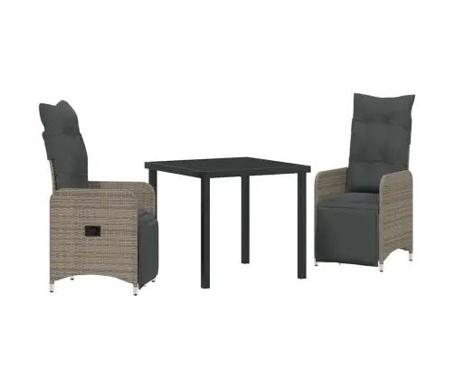 Aia Söögilaudade Komplekt Padjaga 3 Pcs Hall Polürooster