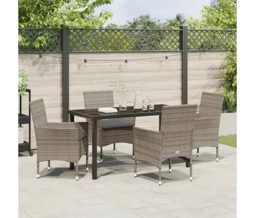 Aia Söögilaudade Komplekt Padjaga 5 Pcs Hall Polürooster