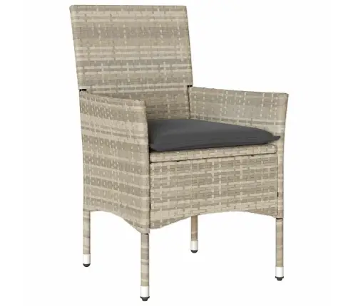 Aia Söögilaudade Komplekt Padjaga 3 Pcs Helehall Polürotang