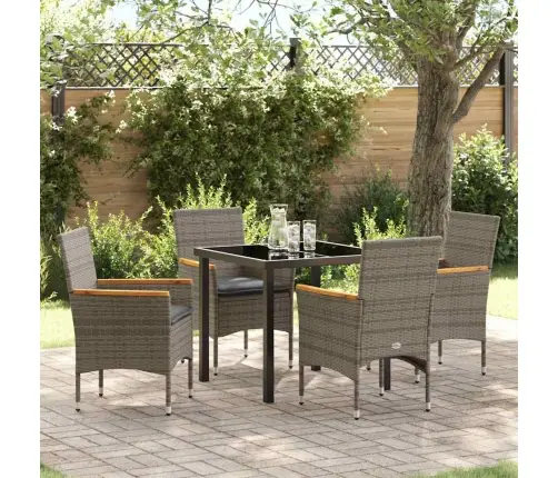 Aia Söögilaudade Komplekt Padjaga 5 Pcs Hall Polürooster