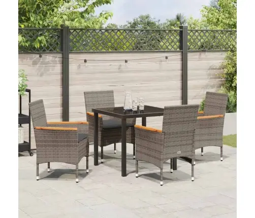 Aia Söögilaudade Komplekt Padjaga 5 Pcs Hall Polürooster