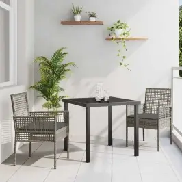 Aia Söögilaudade Komplekt Padjaga 3 Pcs Hall Polürooster