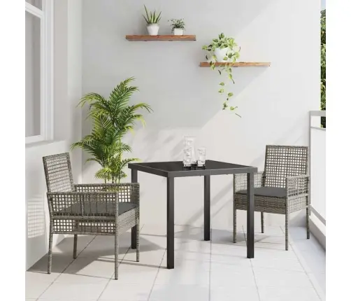 Aia Söögilaudade Komplekt Padjaga 3 Pcs Hall Polürooster