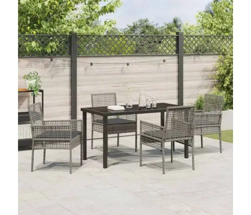 Aia Söögilaudade Komplekt Padjaga 5 Pcs Hall Polürooster