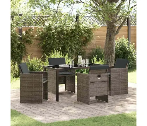 Aia Söögilaudade Komplekt Padjaga 5 Pcs Hall Polürotang