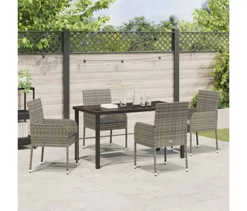 Aia Söögilaudade Komplekt Padjaga 5 Pcs Hall Polürotang