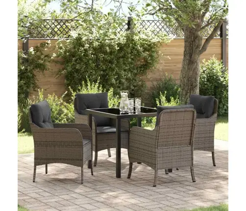 Aia Söögilaudade Komplekt Padjaga 5 Pcs Hall Polürooster