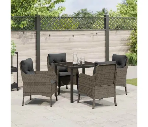 Aia Söögilaudade Komplekt Padjaga 5 Pcs Hall Polürooster