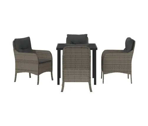 Aia Söögilaudade Komplekt Padjaga 5 Pcs Hall Polürooster