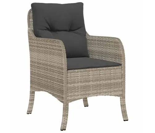 Aia Söögilaudade Komplekt Padjaga 5 Pcs Helehall Polürooster