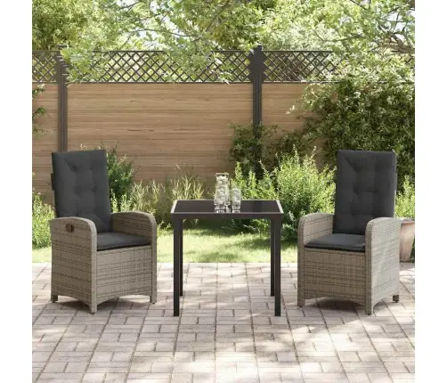 Aia Söögilaudade Komplekt Padjaga 3 Pcs Hall Polürotang