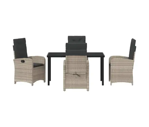 Aia Söögilaudade Komplekt Padjaga 5 Pcs Helehall Polürotang