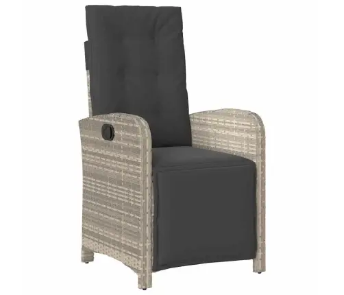 Aia Söögilaudade Komplekt Padjaga 7 Pcs Helehall Polürotang