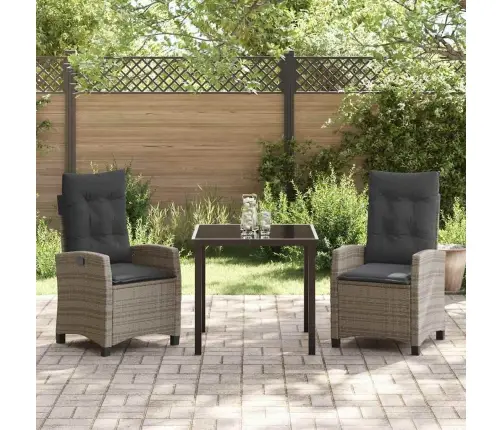 Aia Söögilaudade Komplekt Padjaga 3 Pcs Hall Polürotang