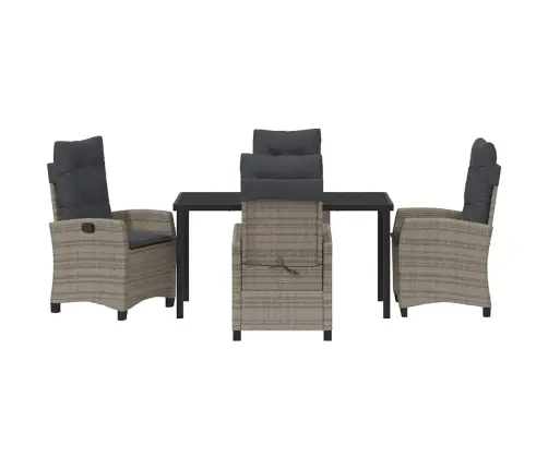 Aia Söögilaudade Komplekt Padjaga 5 Pcs Hall Polürotang