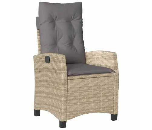 Aia Söögilaudade Komplekt Padjaga 5 Pcs Beež Polürotang