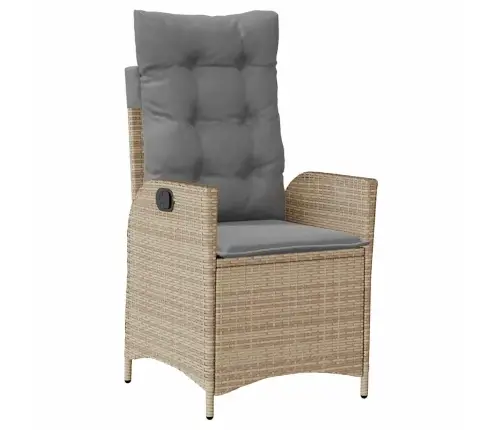 Aia Söögilaudade Komplekt Padjaga 5 Pcs Beež Polürotang