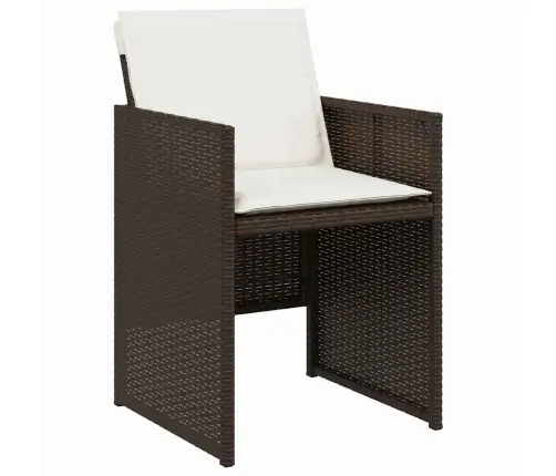 Aia Söögilaudade Komplekt 5 Pcs Pruun Polürotang