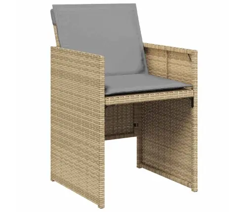 Aia Söögilaudade Komplekt 5 Pcs Beež Polürotang